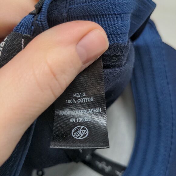 Sean John Men's Fitted Hat Blue Size M/L Embroidered Logo 100% Cotton - Picture 8 of 8